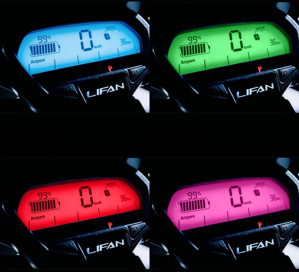 Lifan E3 Lux LED Display Various Colors